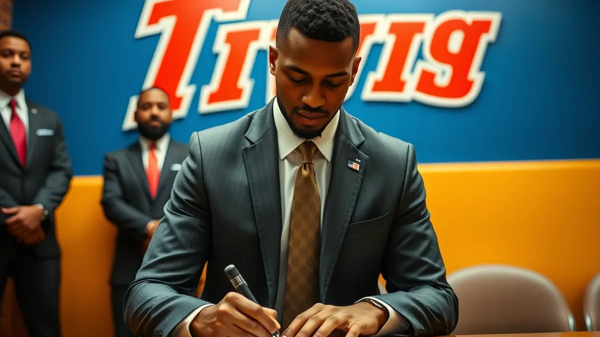 Detroit Pistons sign 26-year-old Elijah Harkless to a two-way contract, adding a defensive guard for the Motor City...