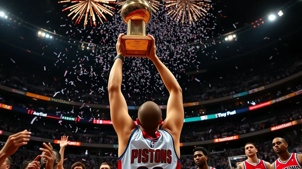 The Detroit Pistons' 2004 NBA Championship win remains a defining moment in the franchise's history